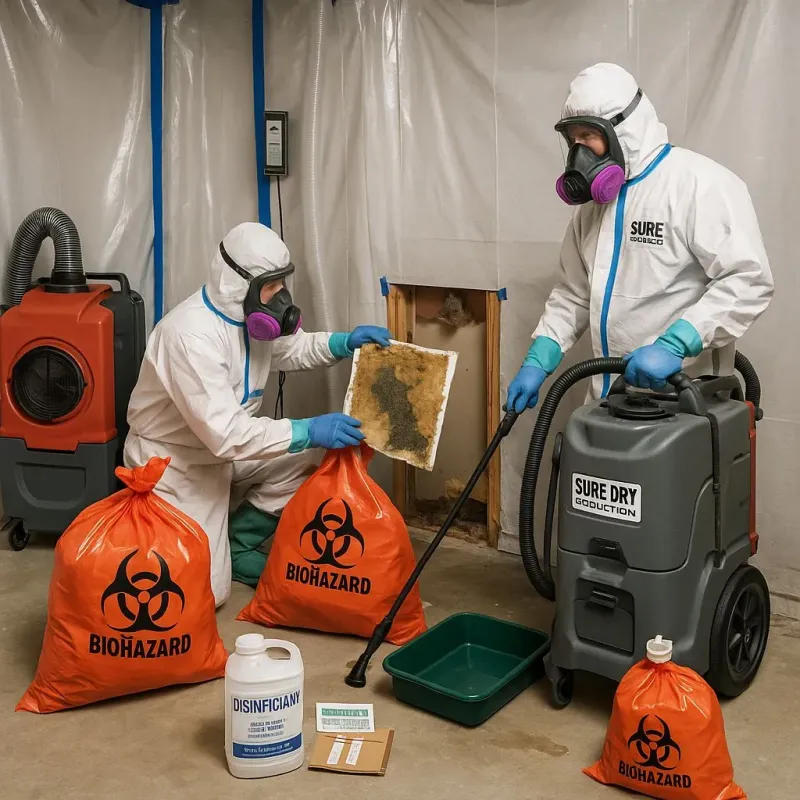 Contaminated Water Handling Protocols process in Las Palmas II, TX